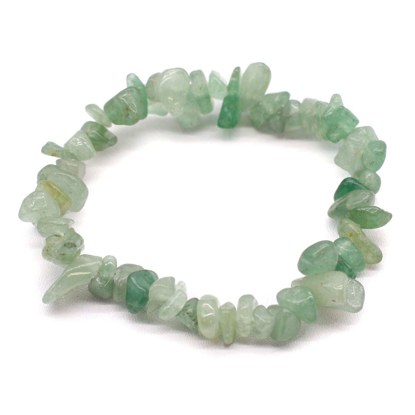 Green Aventurine Gem Bracelet Bath Bomb – detail view