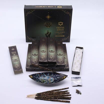 Labradorite Crystal Scents Smudge Incense - Arruda – product image 5