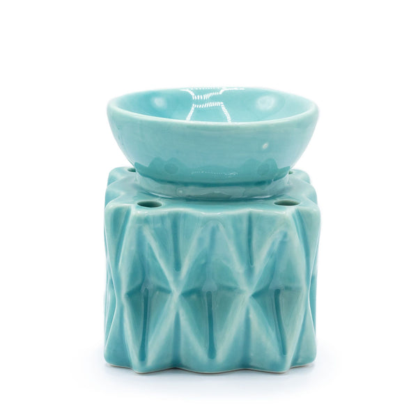 Aqua Facet Oil Burner – Glazed Ceramic | Auro & Co