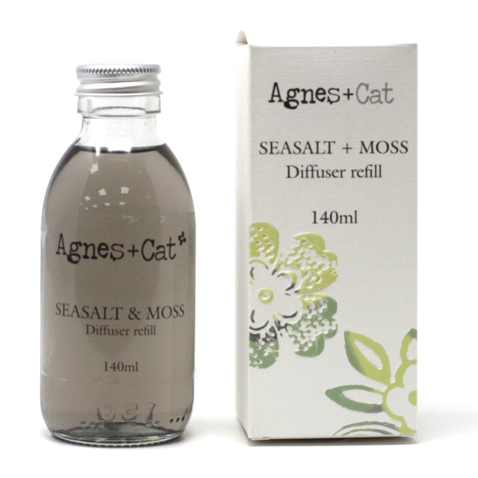Agnes + Cat Reed Diffuser Refill - Seasalt and Moss 150ml | Auro & Co