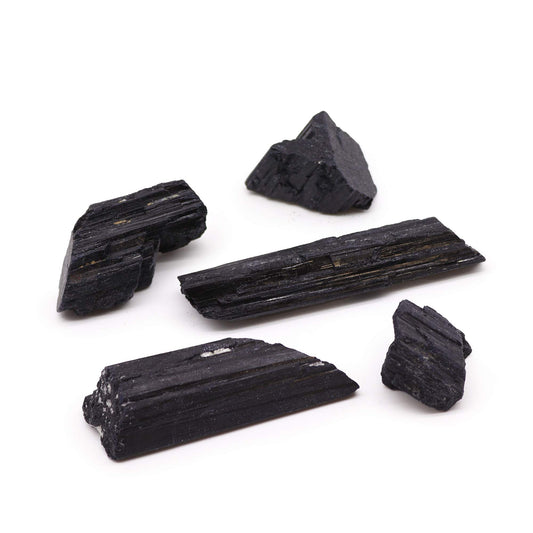 Mineral Specimens - Indian Tourmaline 1kg (approx 20-30 pieces - 5-10cm) | Auro & Co