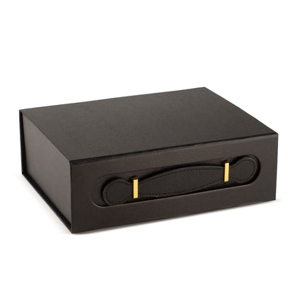 Flat Pack Gift Box - Medium Hamper (24x18.2x8cm) - Black