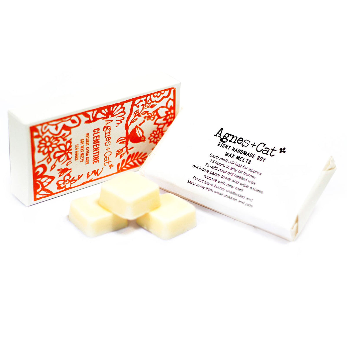 Clementine Wax Melts, Box of 8 - Agnes + Cat