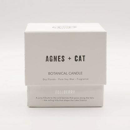 Agnes + Cat Botanical Soy Wax Candle - Fellberry – detail view