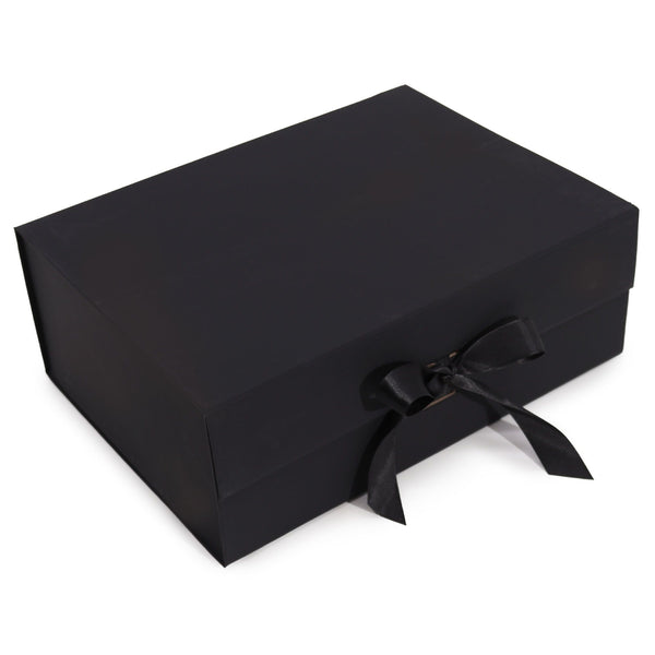 Flat Pack Gift Box - Extra Large (33x25x12cm) - Black
