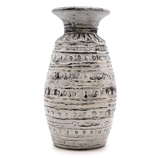 Lombok Heritage Terracotta Vase – Cream