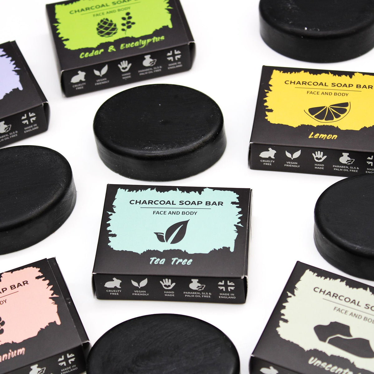 Tea Tree Charcoal Soap Bar, 85g