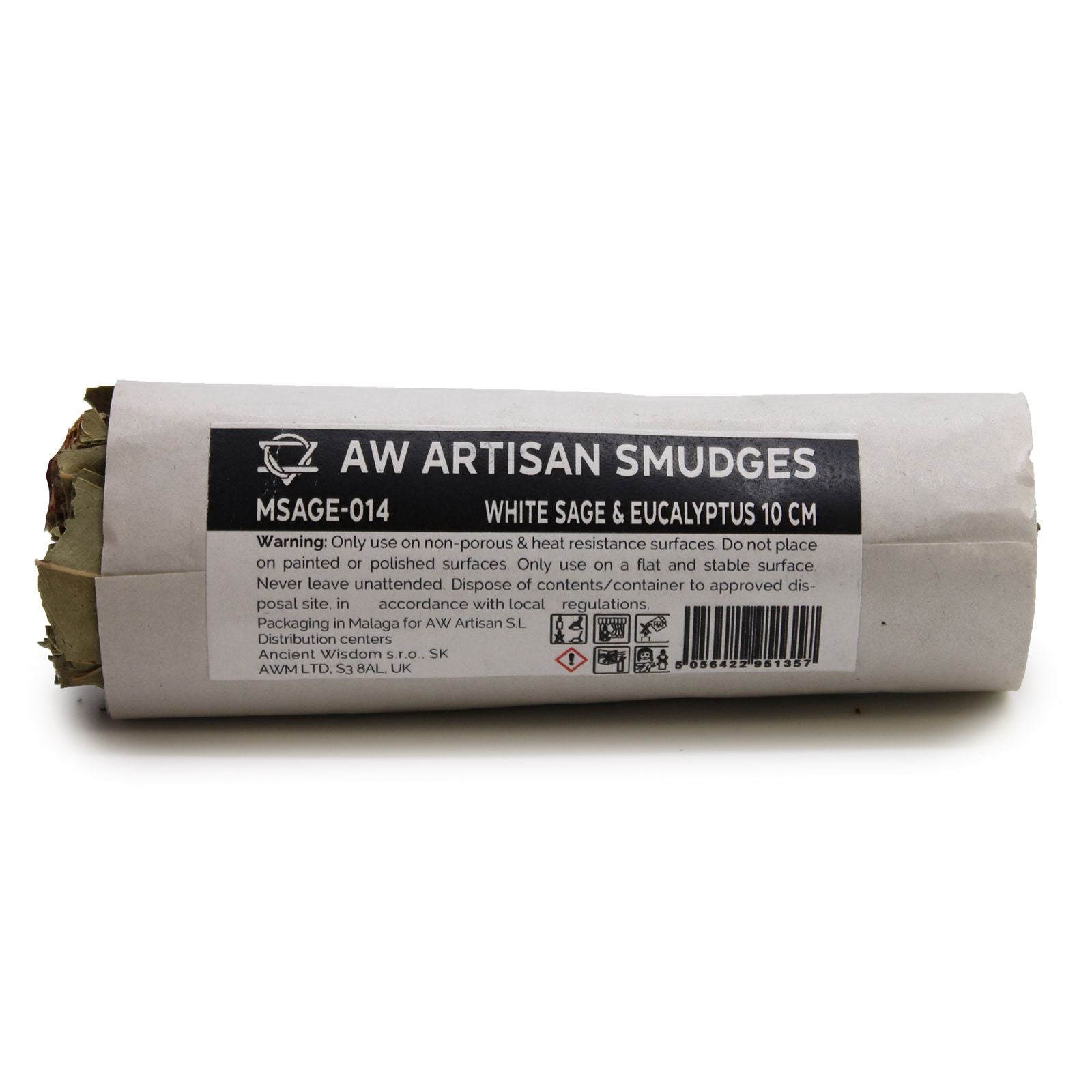Smudge Stcik - White Sage & Eucalyptus 10 cm – detail view