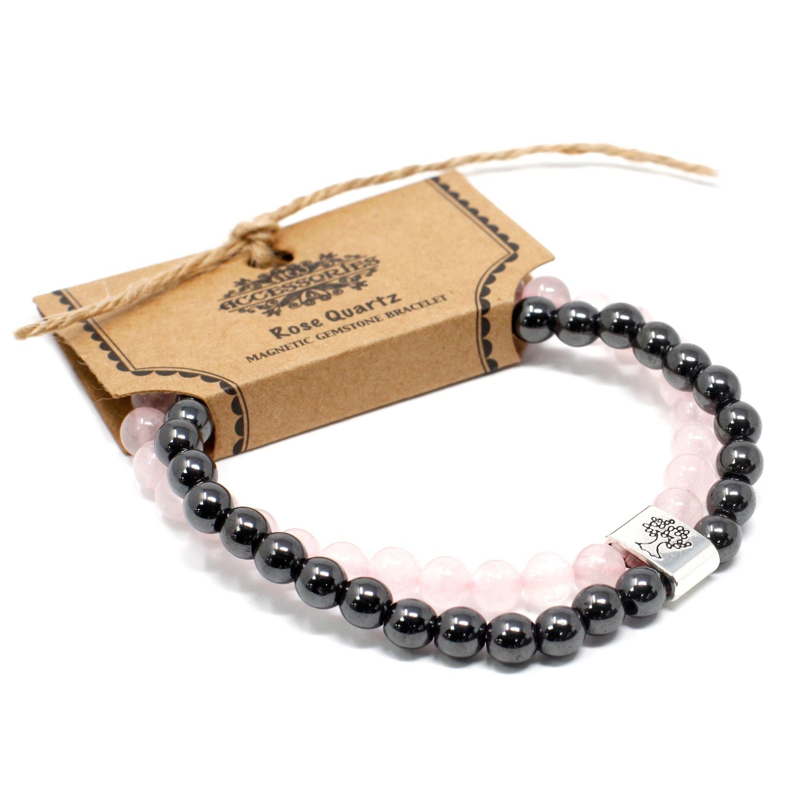 Magnetic Gemstone Bracelet - Rose Quartz | Auro & Co