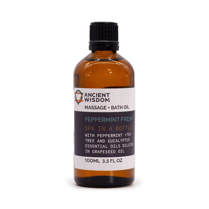 Peppermint Fresh Massage Oil - 100ml