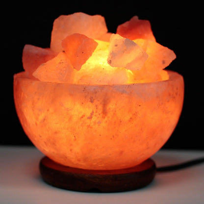 Salt Fire Bowl and Chunks - 15cm x 9cm – lifestyle shot