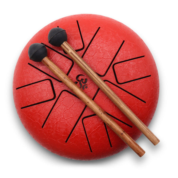 Hapi Drum Om Red- 16cm | Auro & Co