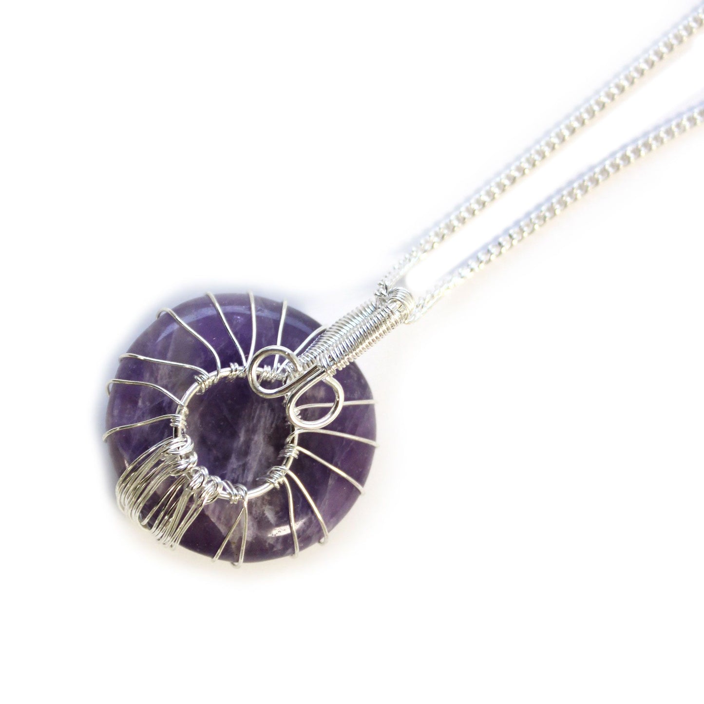 Tree of Life Gemstone Necklace - Amethyst – product image 6