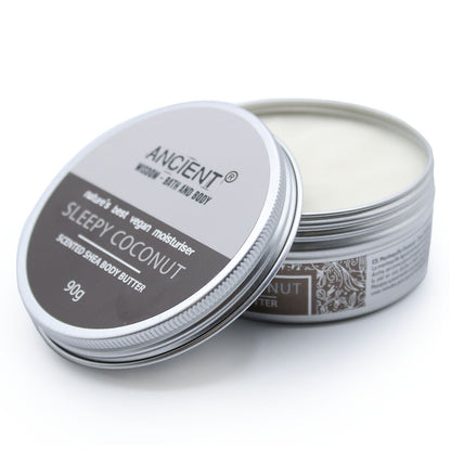 Scented Shea Body Butter 90g - Sleepy Coconut – lifestyle shot