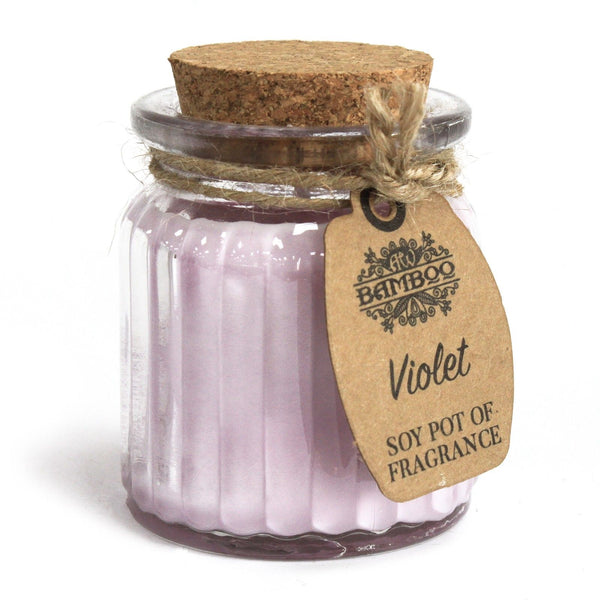 Violet Soy Pot of Fragrance Candles | Auro & Co