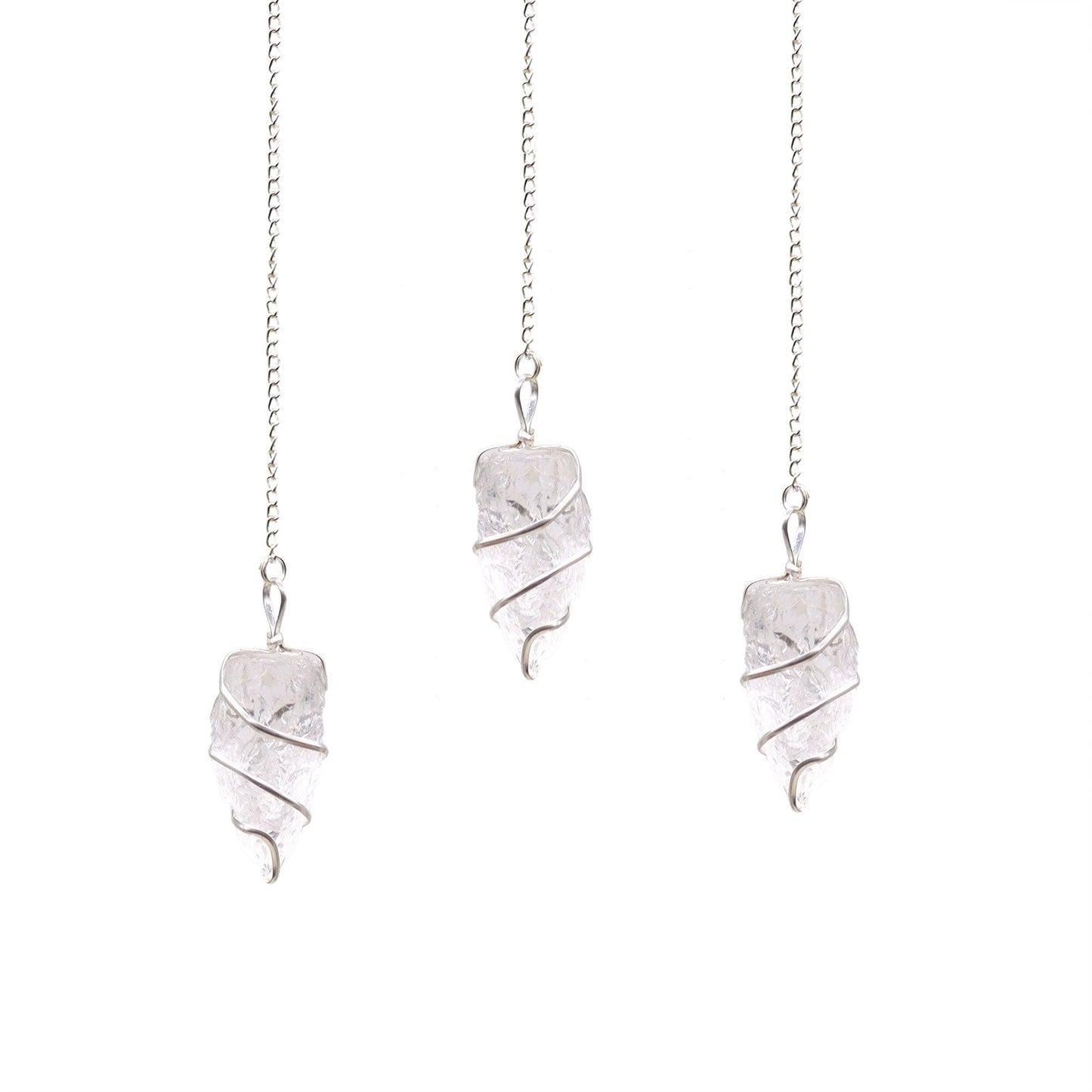 Raw Gemstone Pendulum - Rock Quartz | Auro & Co