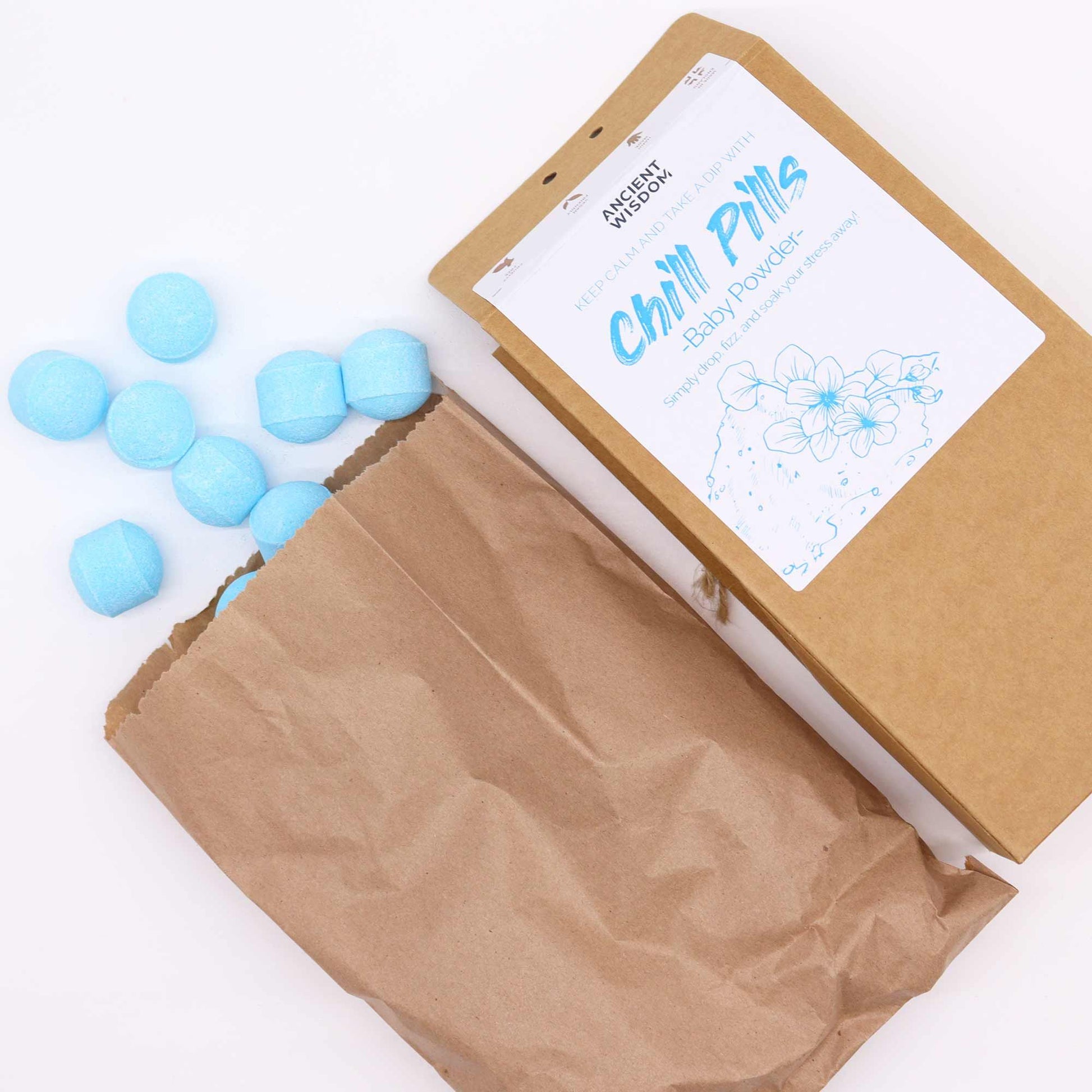 Chill Pills Gift Pack 350g - Baby Powder – detail view