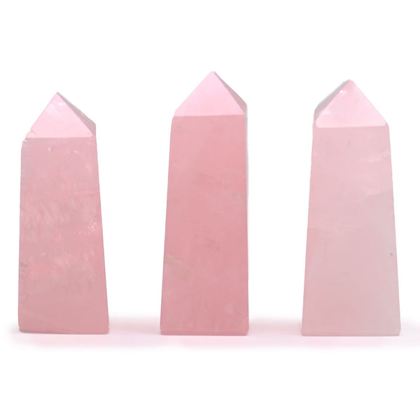 Gemstone Obelisk Point approx 5cm - Rose Quartz | Auro & Co