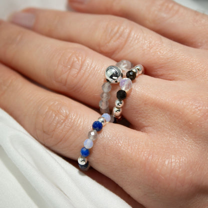 Nymph Spirit Gemstone Ring Set - Northern Lights – product image 5