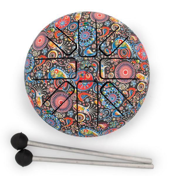 Small Hapi Drum Om Mandela- 13x9cm | Auro & Co