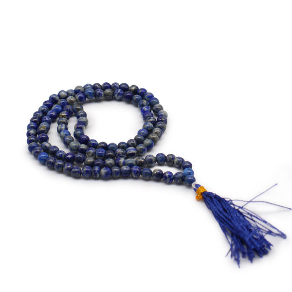 108 Bead Mala - Lapis | Auro & Co
