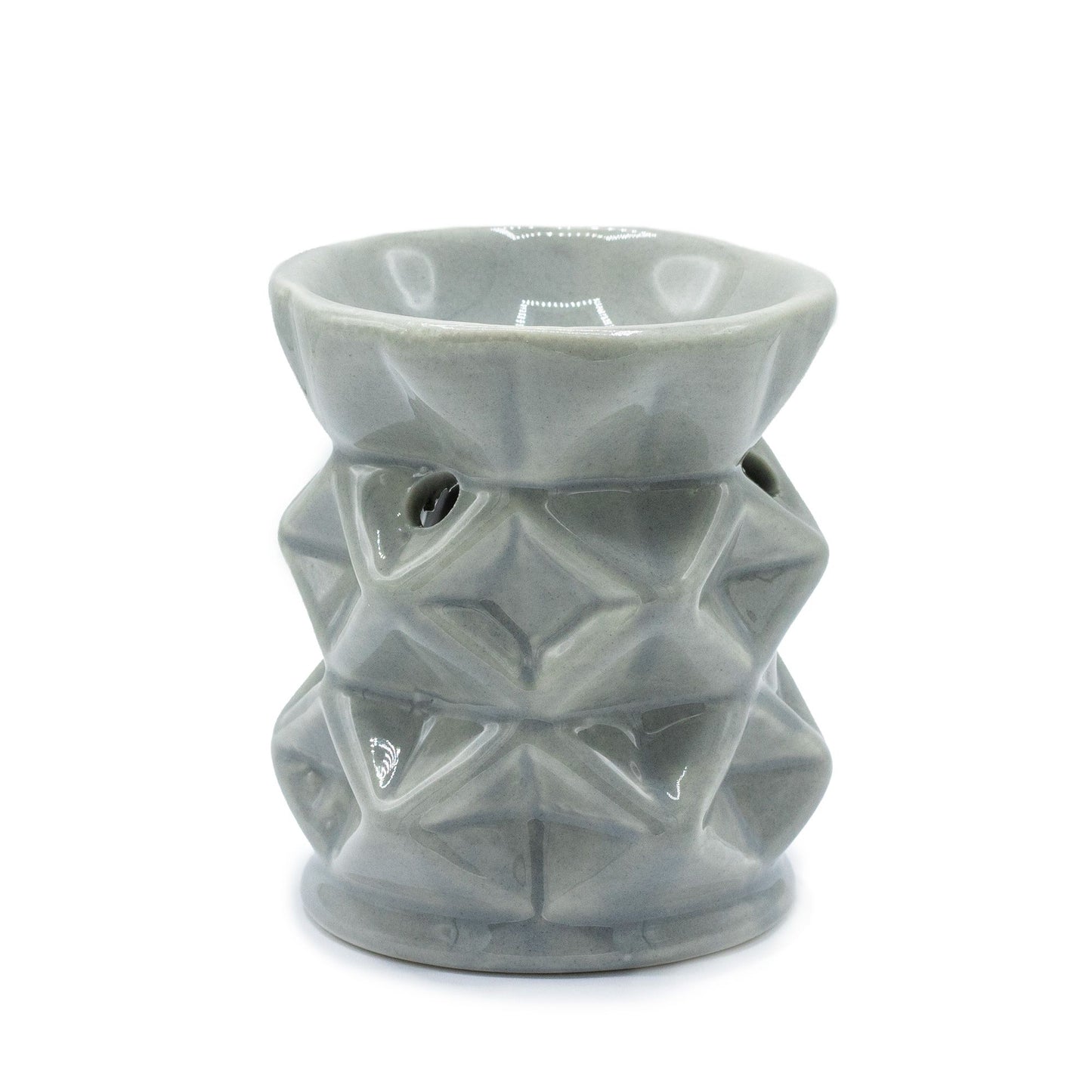 Oil Burner Geometric - Grey | Auro & Co