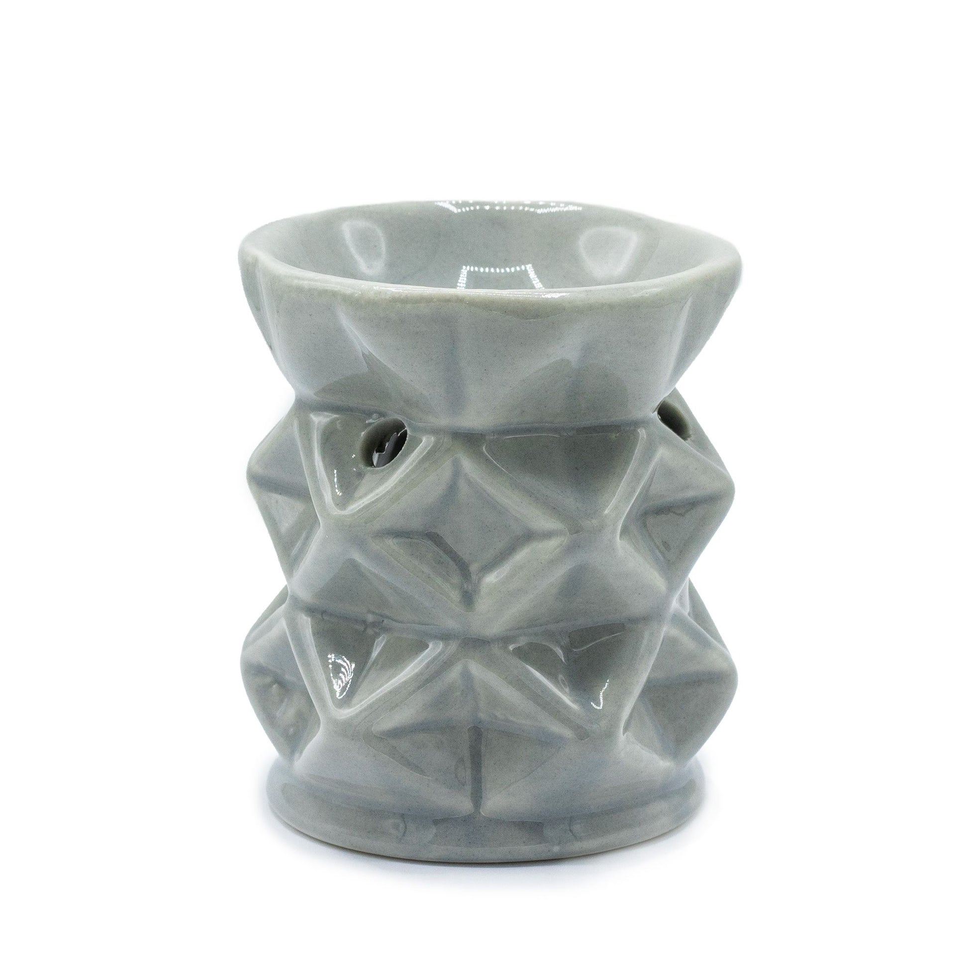 Oil Burner Geometric - Grey | Auro & Co