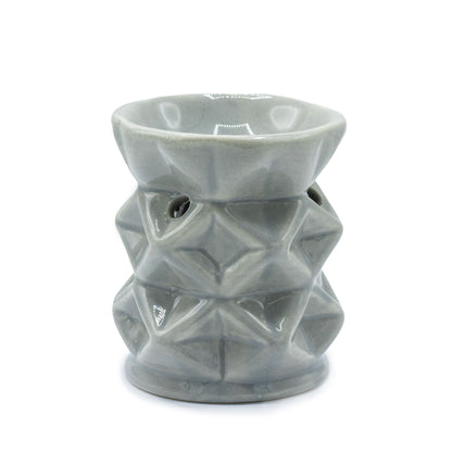 Oil Burner Geometric - Grey | Auro & Co