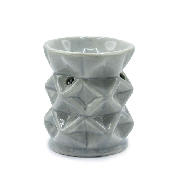 Oil Burner Geometric - Grey | Auro & Co