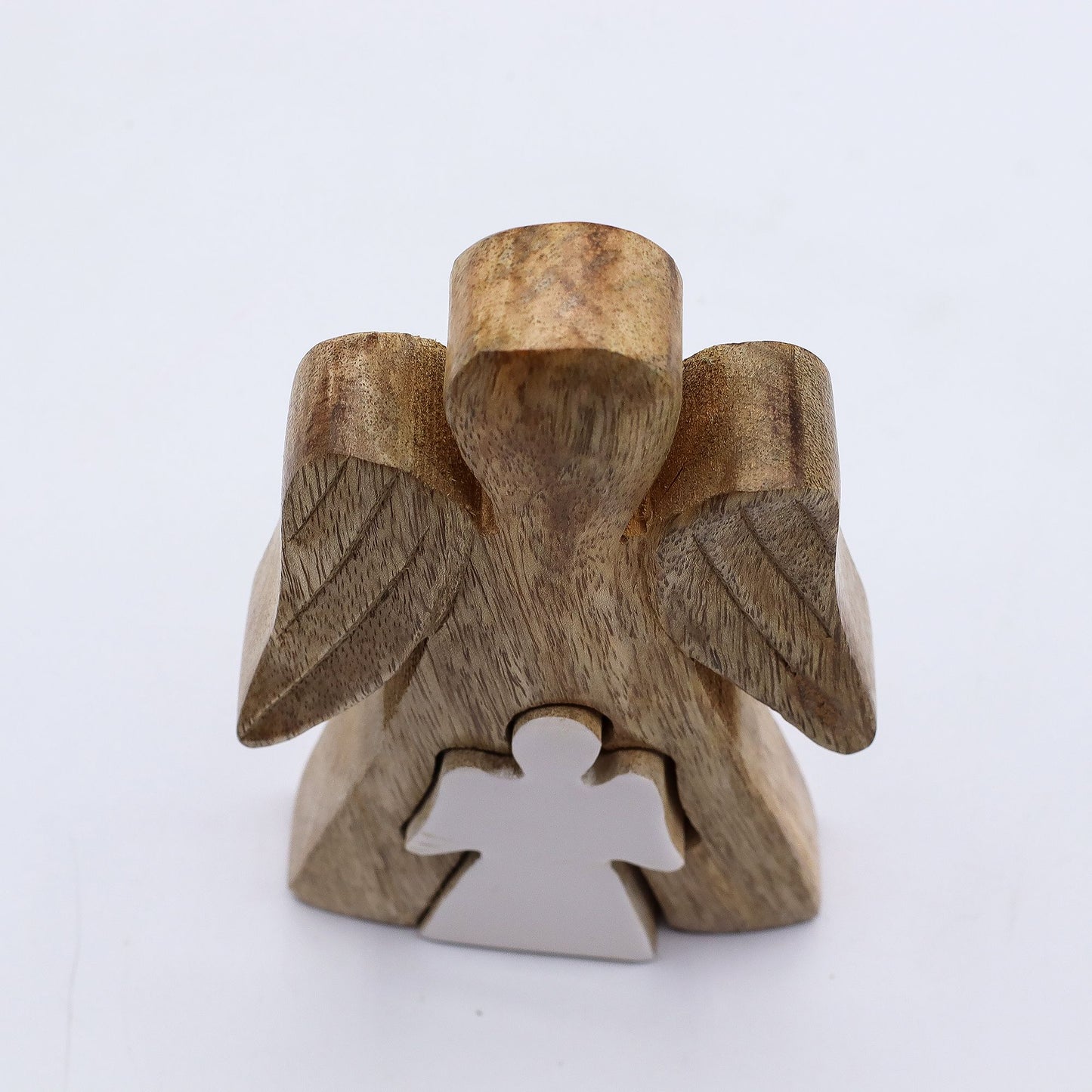 Mango Wood Angel in Angel - White Enamel – product image 5
