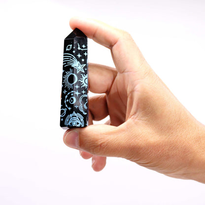 Black Obsidian Points - Mystic Story - Sky Blue – product image 8