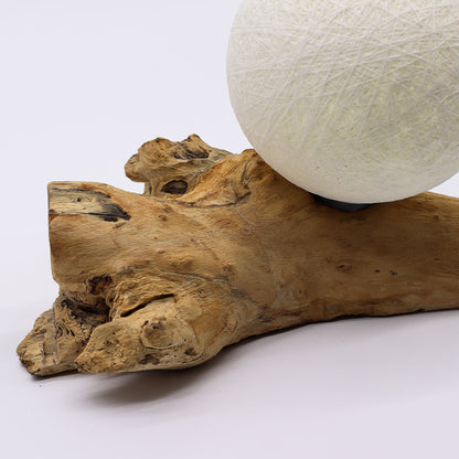 DriftGlow Lamp Cotton Luna Ivory Shade – product image 7