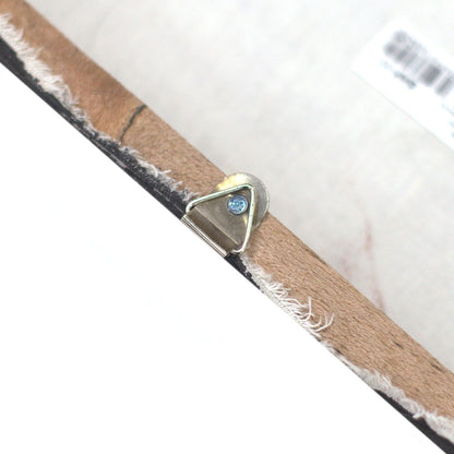 Tranquil Blue Brocade Buddha Canvas – Hand-Painted Wall Art