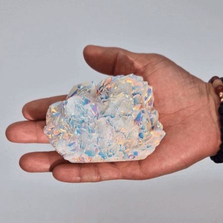 Lrg Enhanced Quartz - Aura Angel Quartz – lifestyle shot