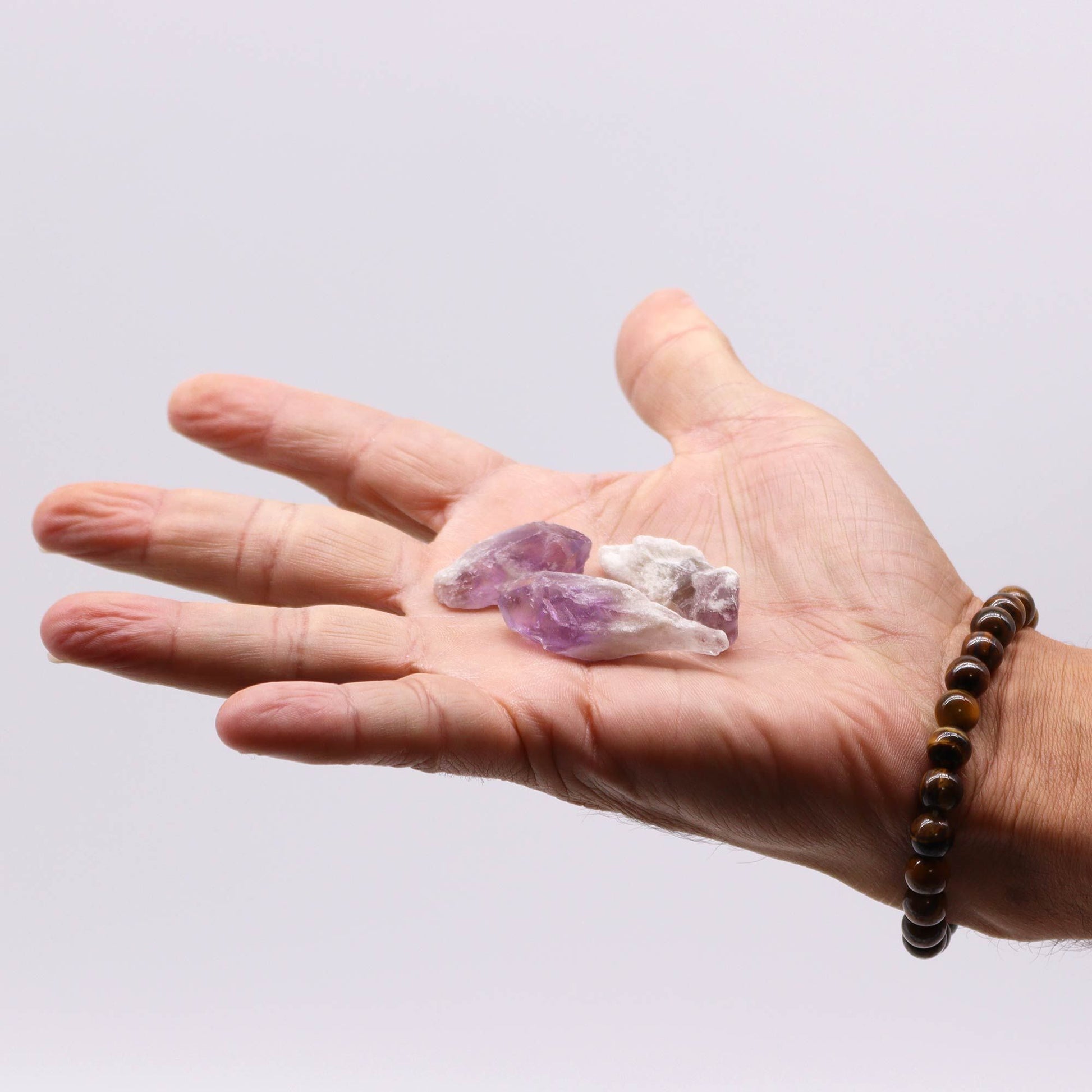 Raw Crystals (500gm) - Amethyst Rough Points – lifestyle shot