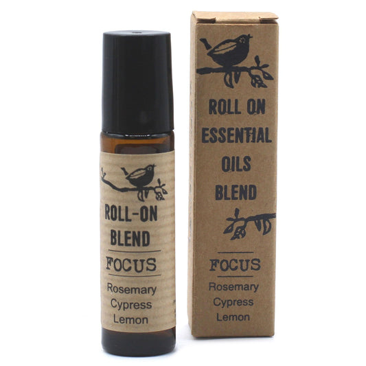 Focus Roll-On Essential Oil Blend - Agnes + Cat