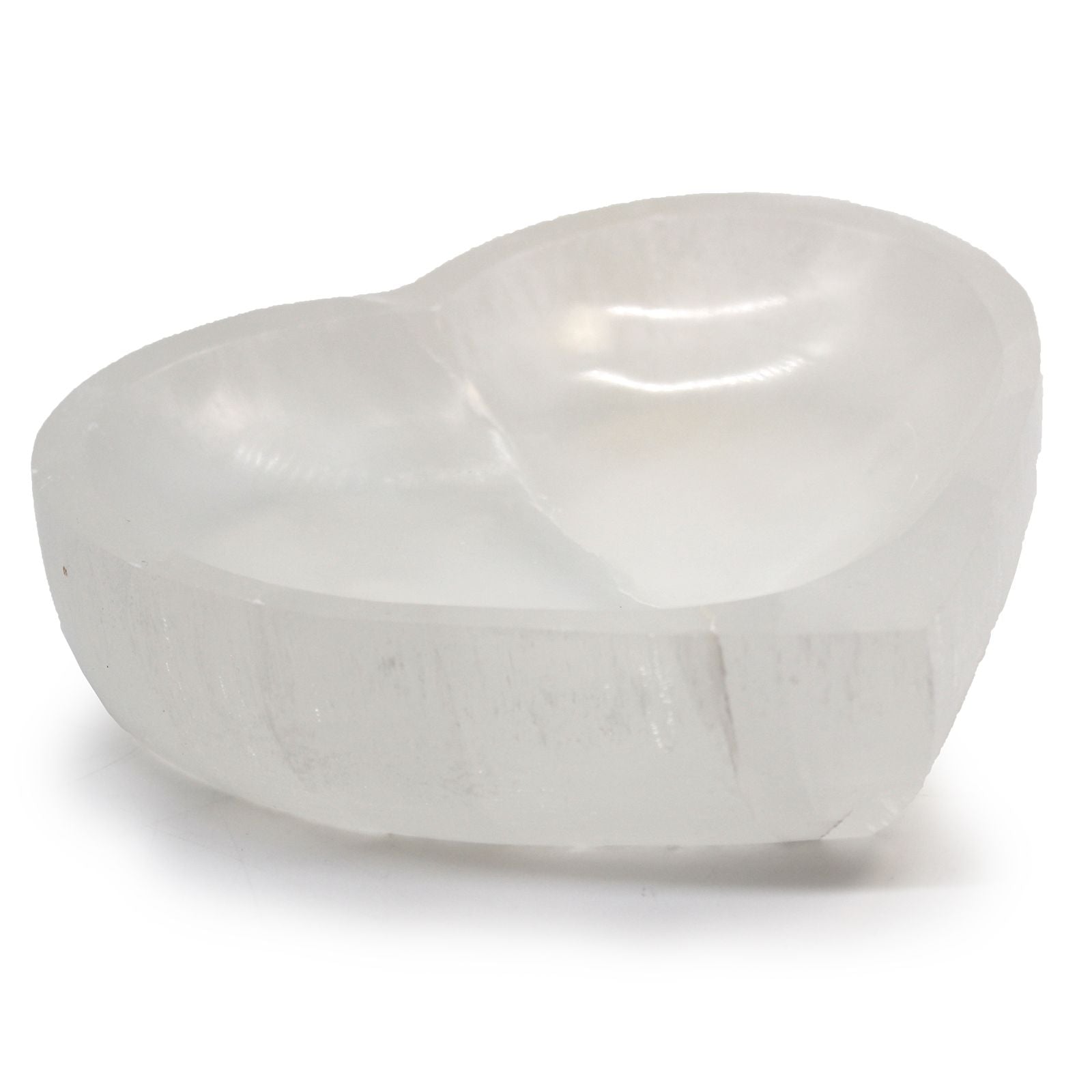 Selenite Heart Bowl - 15cm | Auro & Co