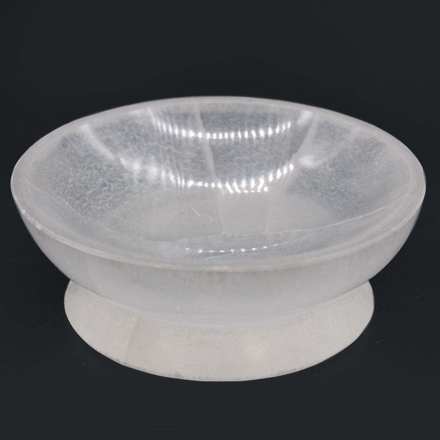 Selenite Ritual Bowl  - 13cm – detail view