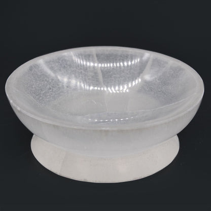 Selenite Ritual Bowl  - 13cm – detail view