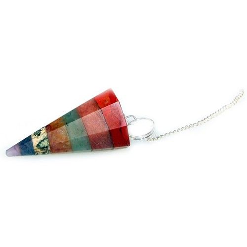 Chakra Style 7 Slice Pendulums | Auro & Co