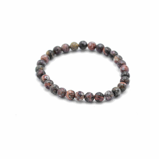 Gemstone Manifestation Bracelet - Lepard Skin - Courage – detail view
