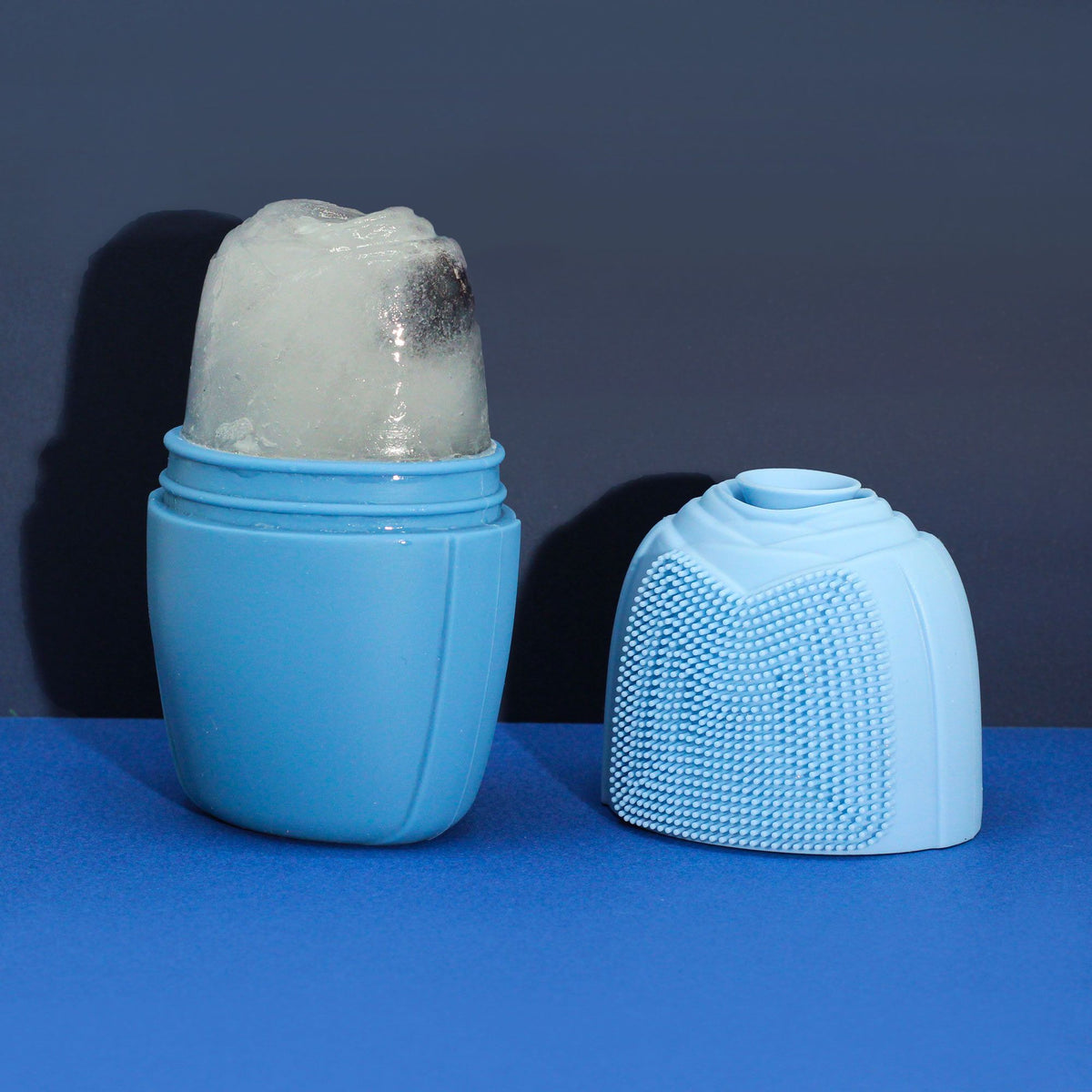 Silicone Ice Face Roller, Blue