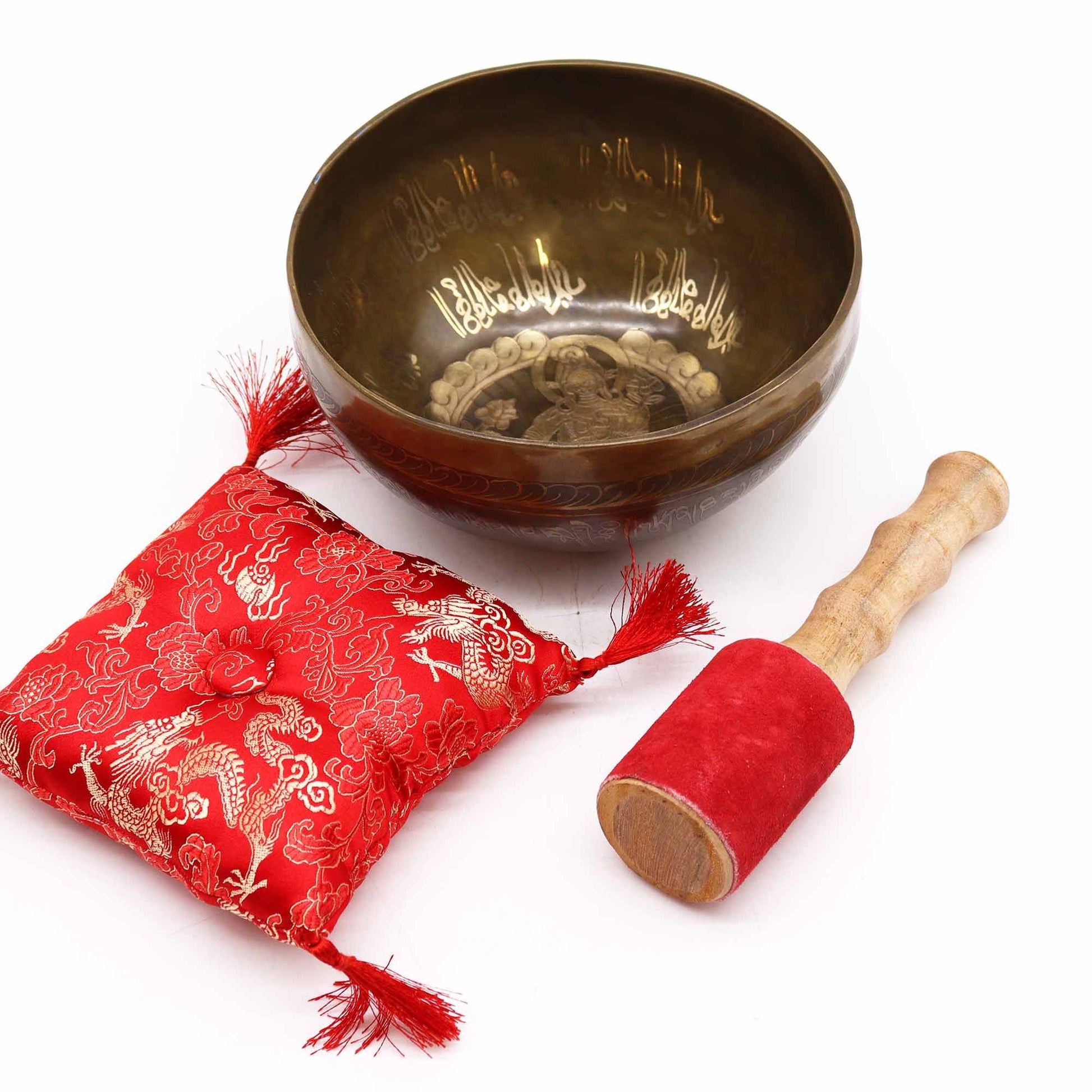 Brass Golden Tara - Special S'Bowl Set – detail view