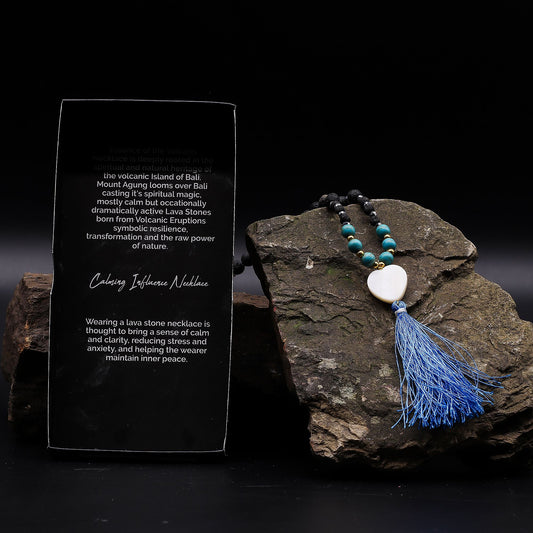 Essence of the Volcano Necklace - Calming Influence – detail view
