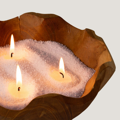 Pure Serenity Candle Sand - Latte Beige, 300g