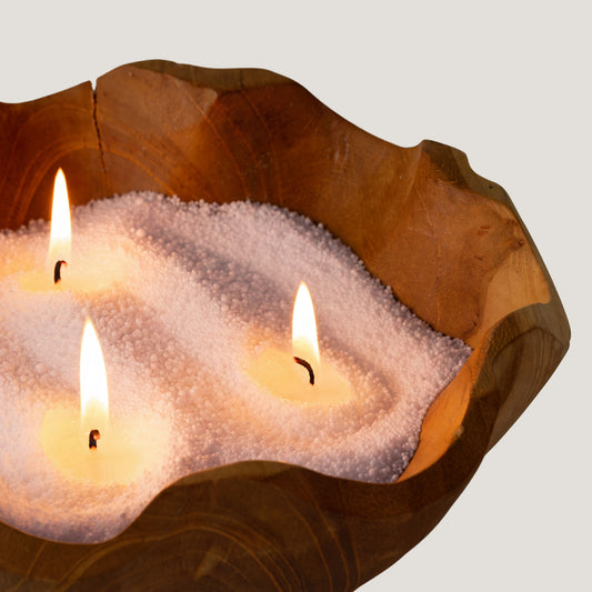 Pure Serenity Candle Sand - Latte Beige, 300g