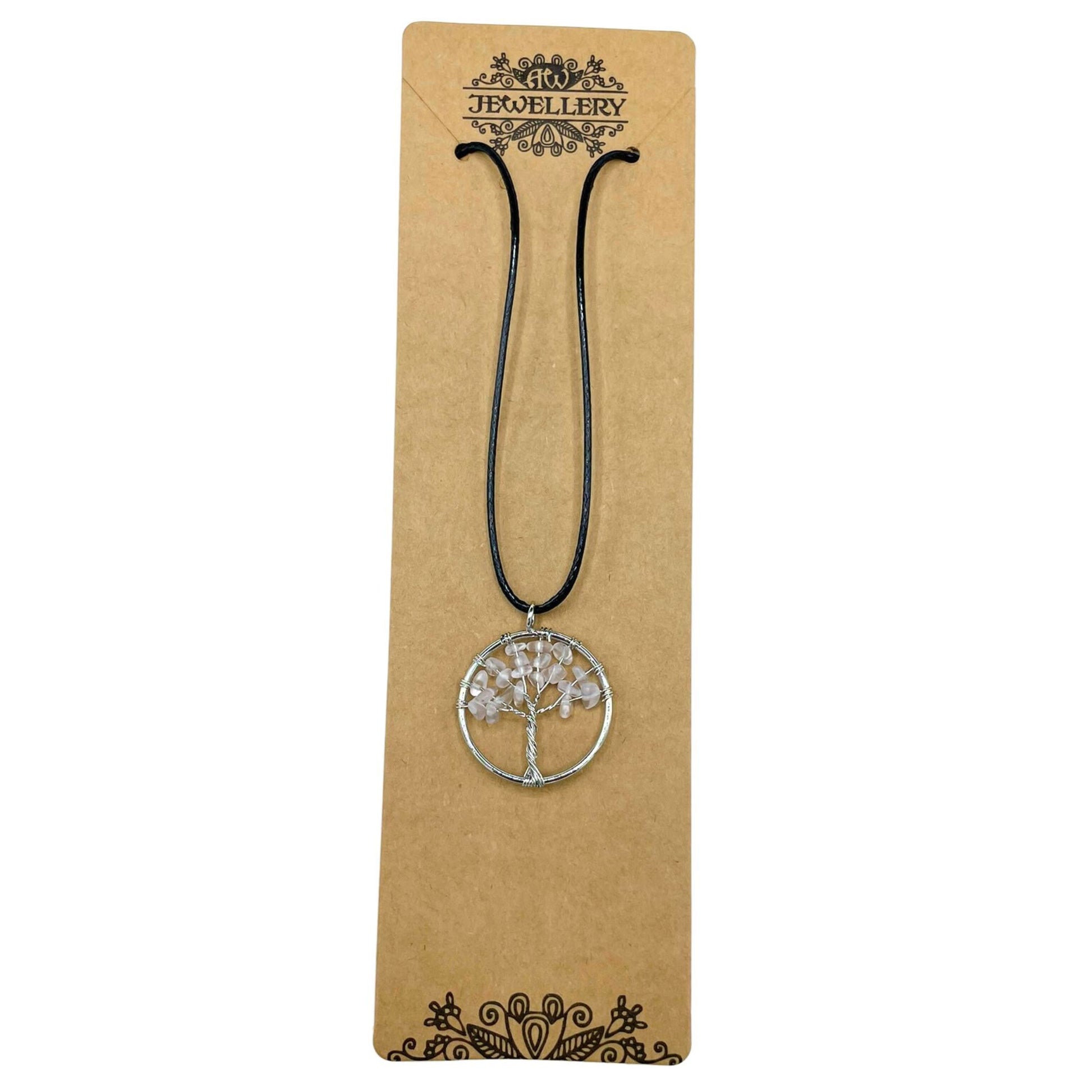 Tree of Life Pendant - Rock Crystal – packaging
