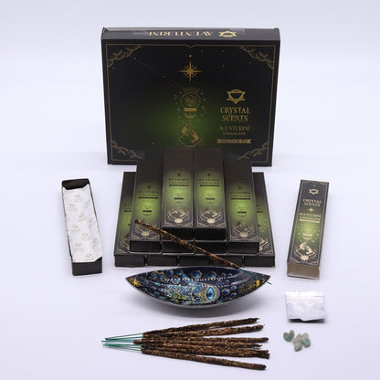 Aventurine Crystal Scents Smudge Incense - Chocolate – lifestyle shot