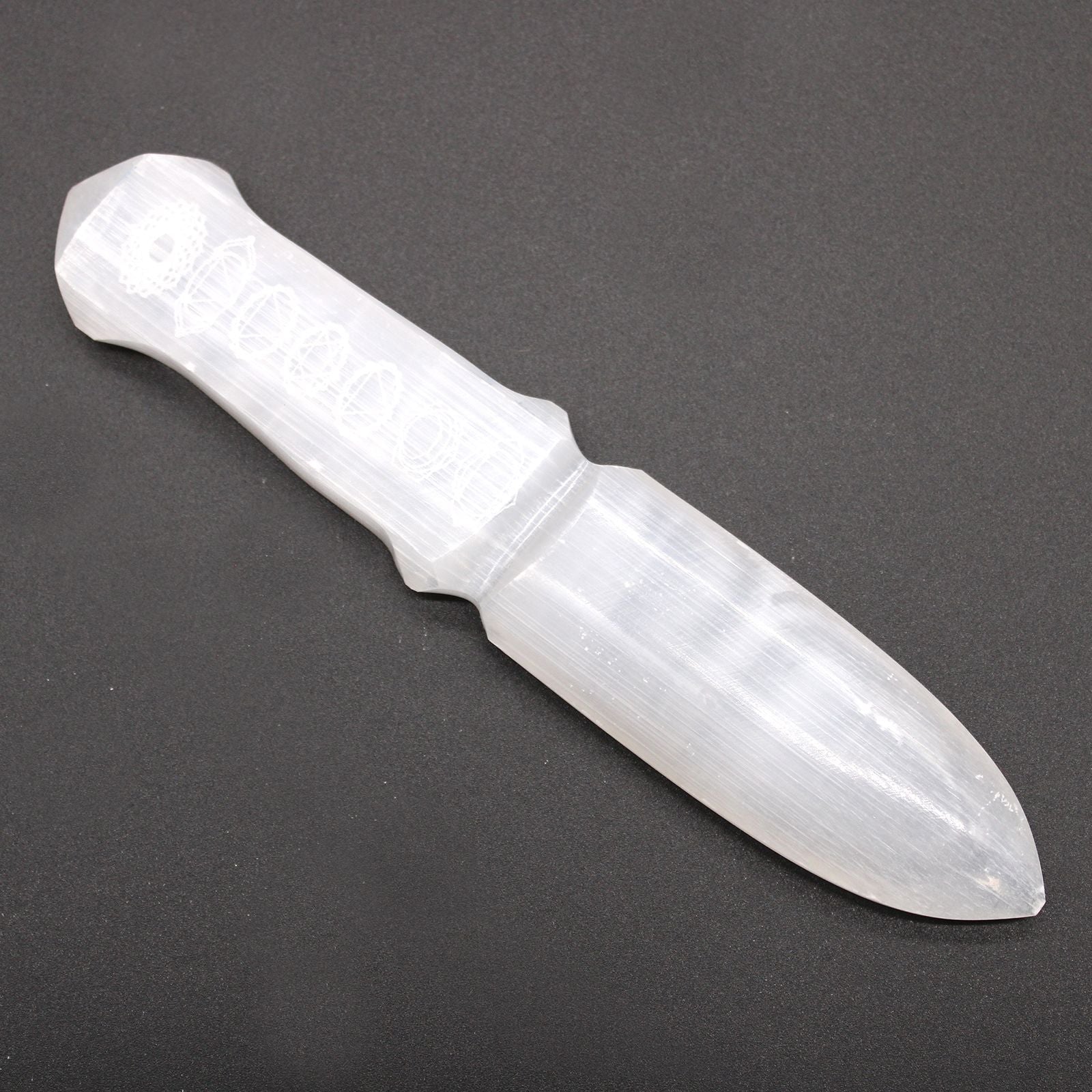 Selenite Ritual Knife - Chakra | Auro & Co
