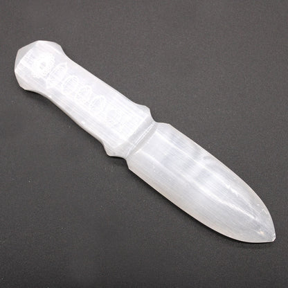 Selenite Ritual Knife - Chakra | Auro & Co